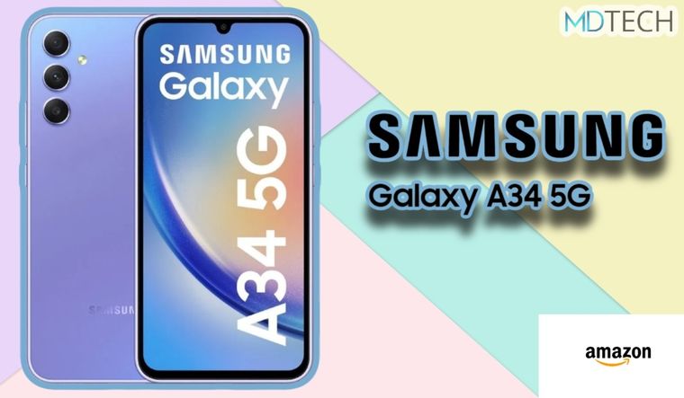 El Samsung Galaxy A34 nunca estuvo más barato que en esta oferta de Amazon