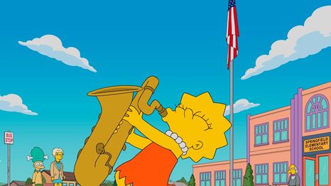 Lisa Simpson recreada con IA