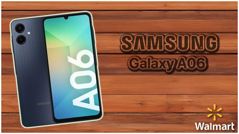 Walmart ofrece el Samsung Galaxy A06 por tan solo 99,49 USD.