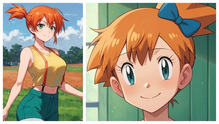A lo largo de sus viajes, Misty demuestra ser una entrenadora hábil y decidida