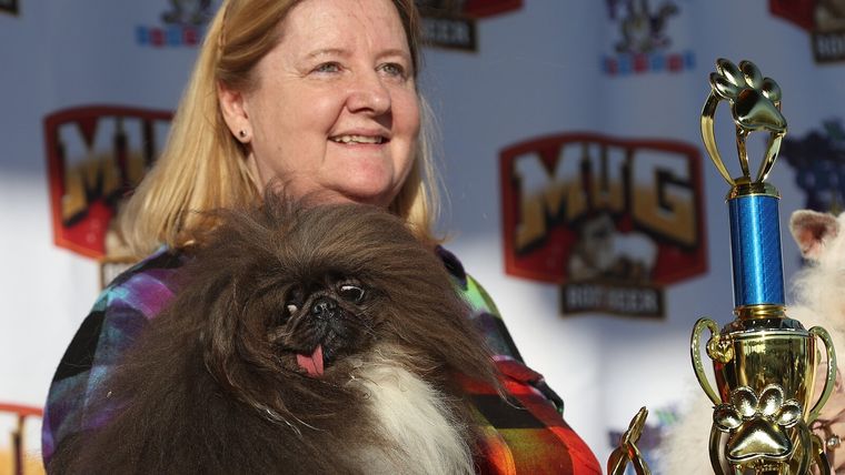 Wild Thang junto a su dueña, Ann Lewis