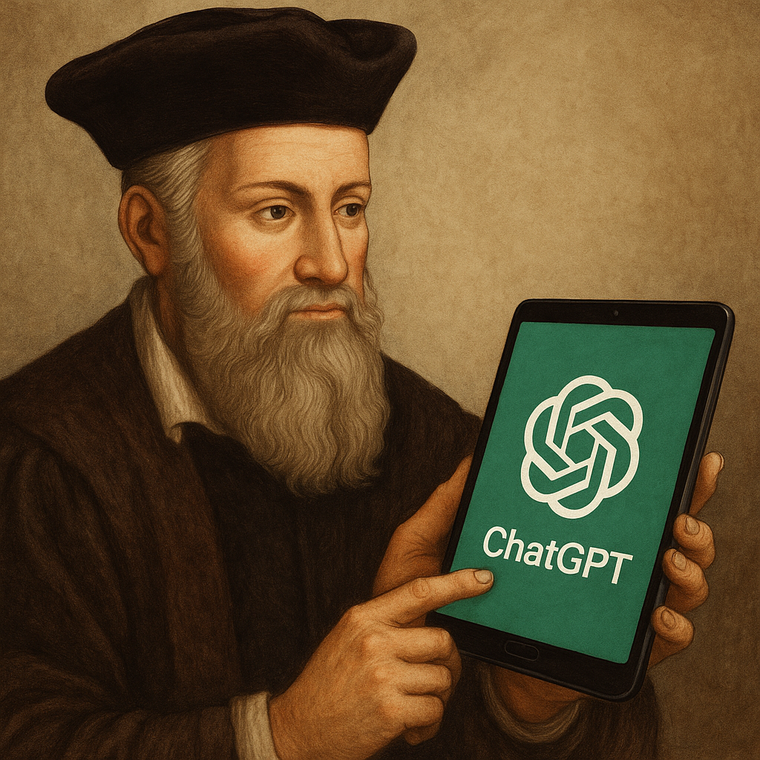 ChatGPT adopta el estilo de Nostradamus para vaticinar un futuro posible tras una tercera guerra mundial. ChatGPT adopta el estilo de Nostradamus para vaticinar un futuro posible tras una tercera guerra mundial.